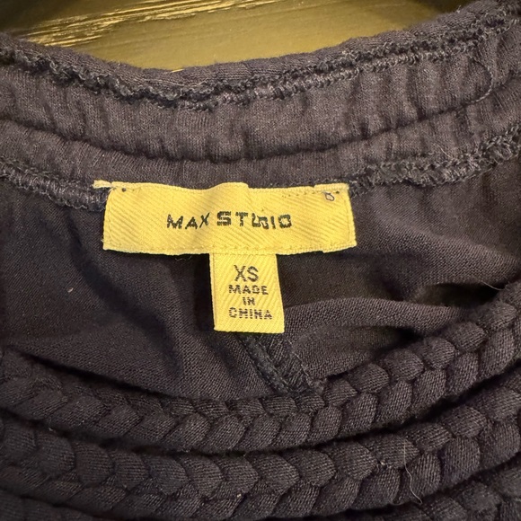 Max Studio Navy Swing Tunic - Picture 2 of 4